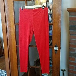 🌼Red lined leggings NWT🌼